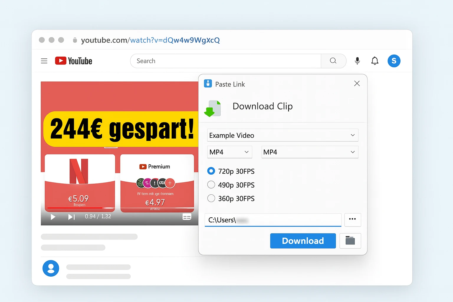 4K Video Downloader软件界面截图