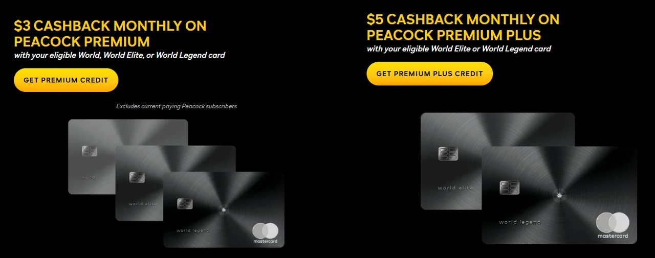 万事达卡Peacock订阅折扣优惠