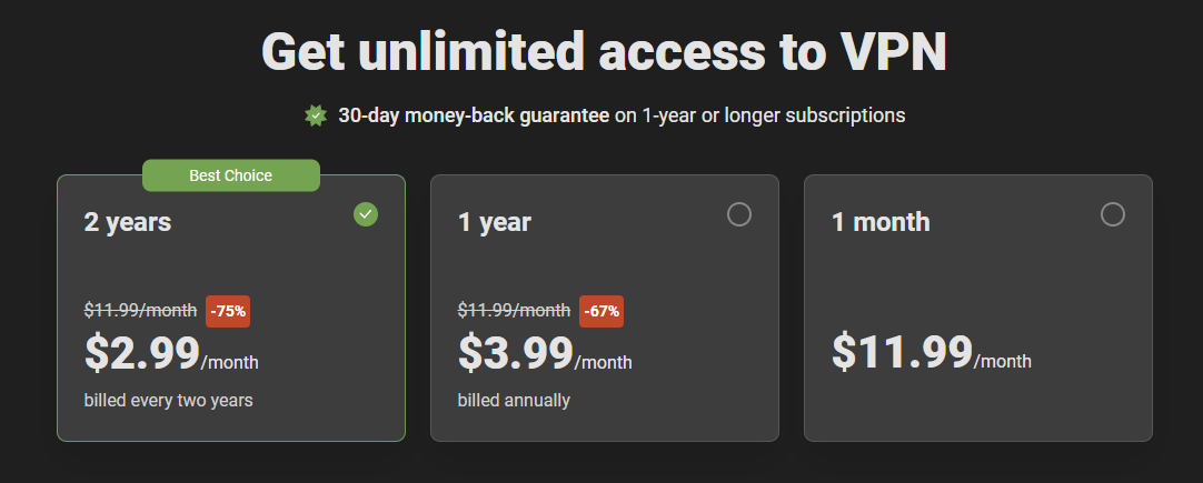 AdGuard VPN免费版和付费版价格