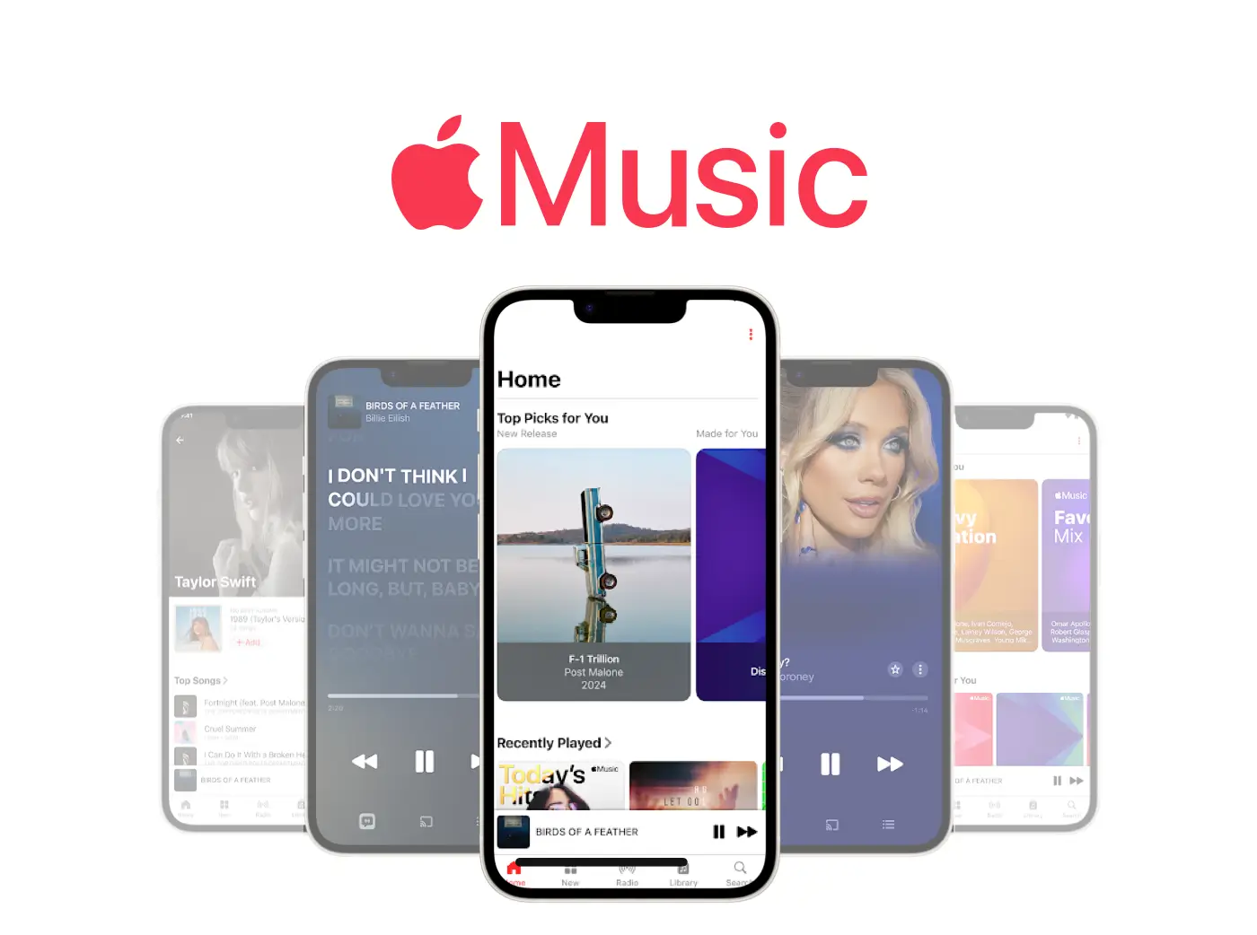 Apple Music 用户界面展示