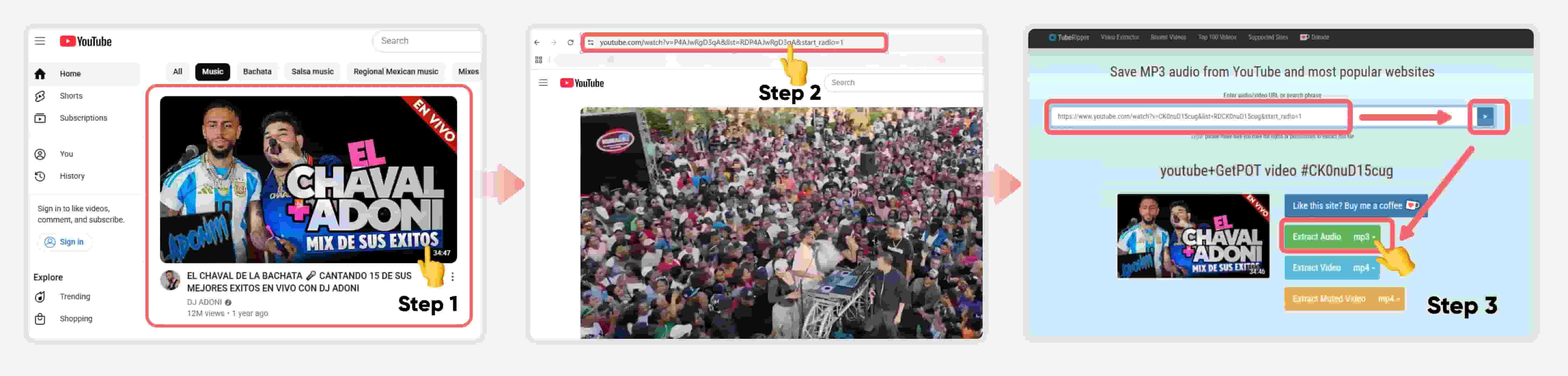 音频提取步骤截图