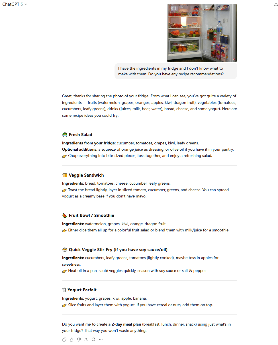 ChatGPT界面展示AI对话功能