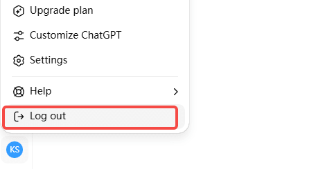 ChatGPT登出重新登录功能