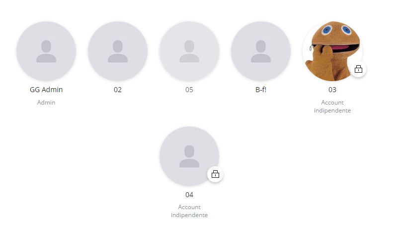 Deezer个人资料界面示例