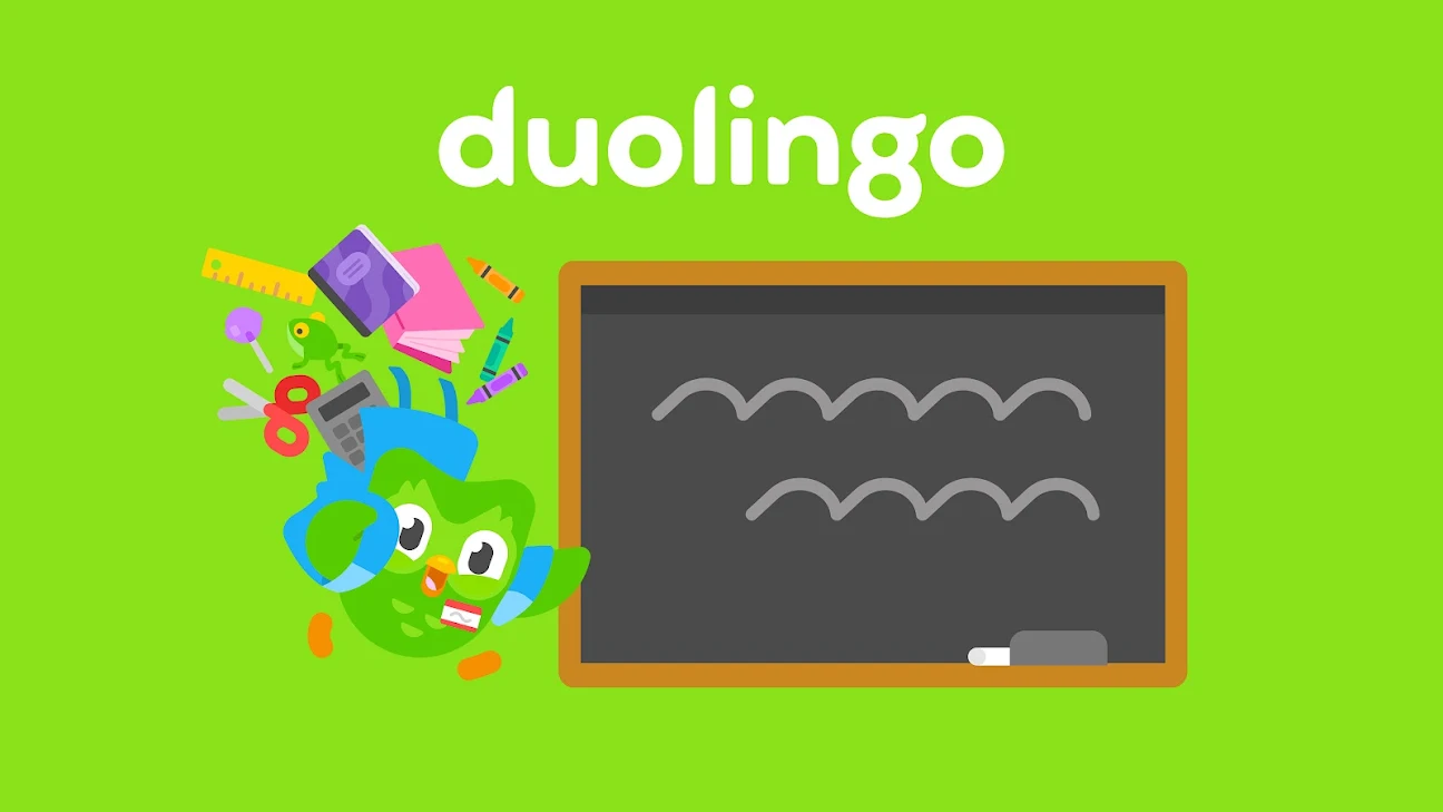 Duolingo 互动课程界面展示