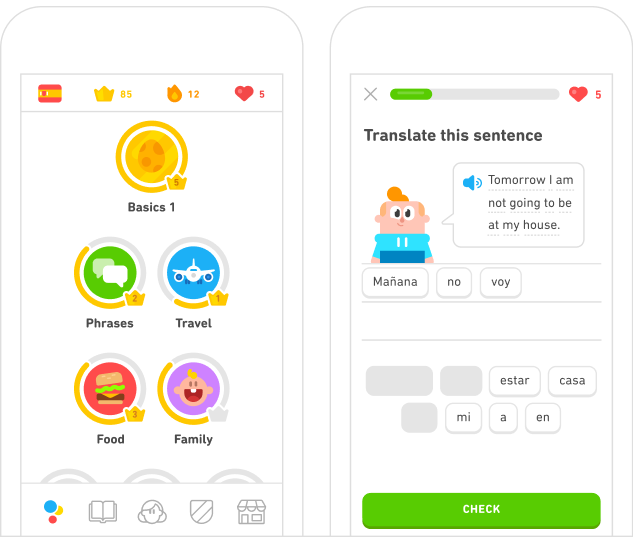 Duolingo 简短课程设计展示
