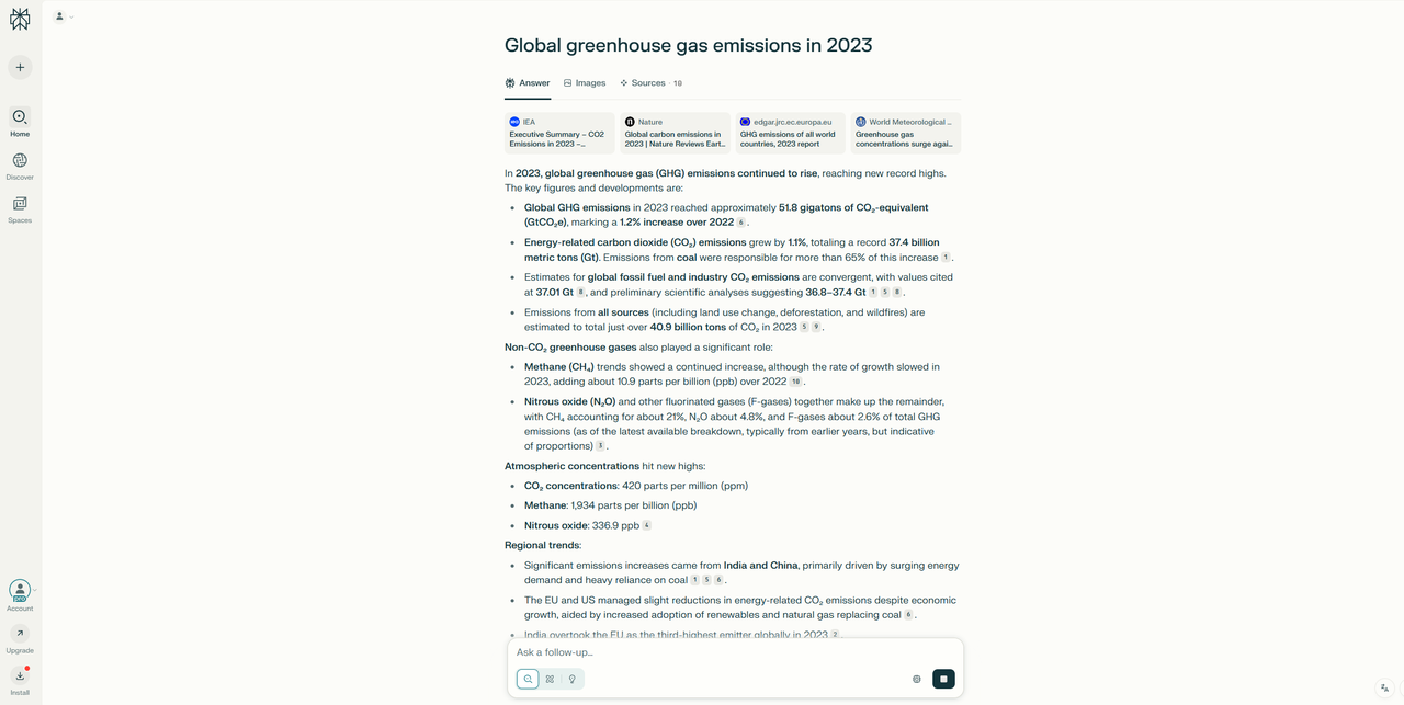 全球温室气体排放数据查询结果