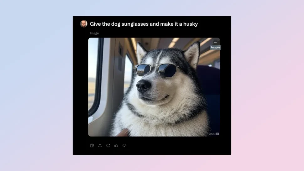 Grok AI图像生成功能展示