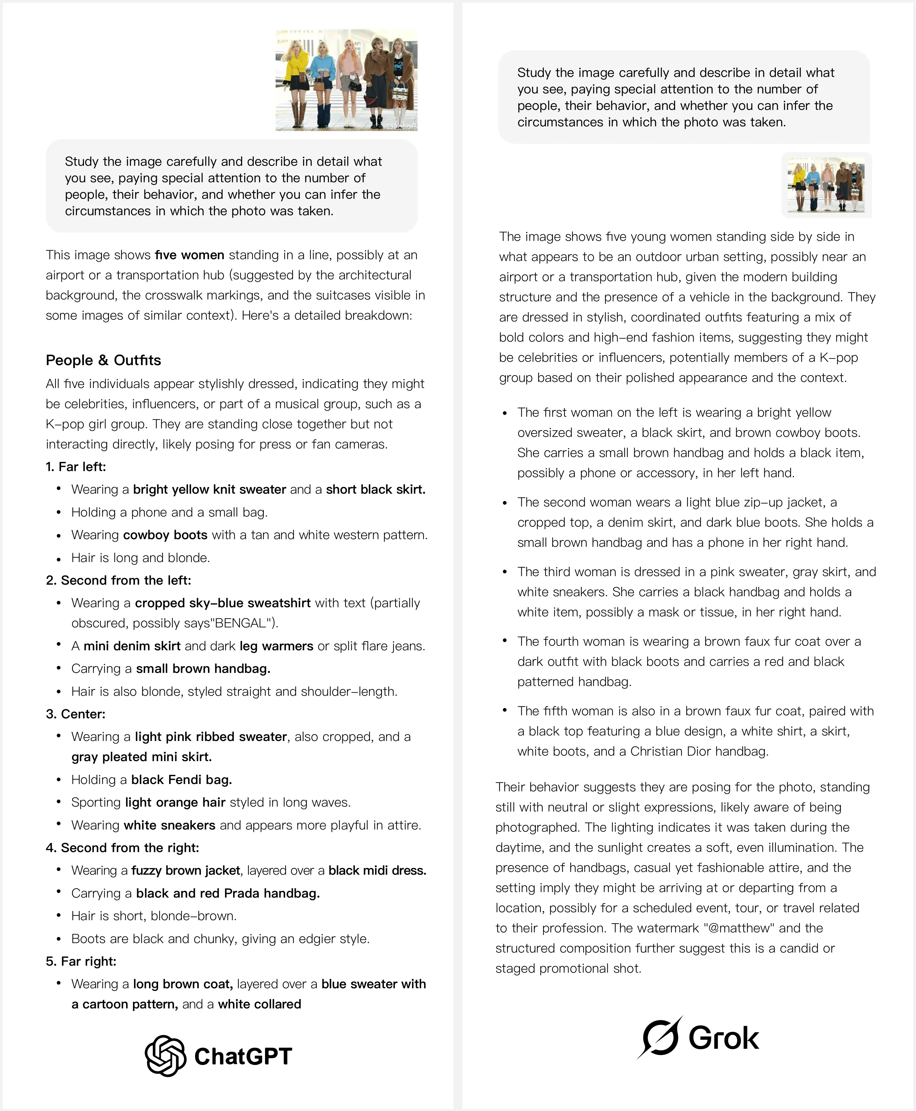 Grok vs ChatGPT 图像分析能力测试