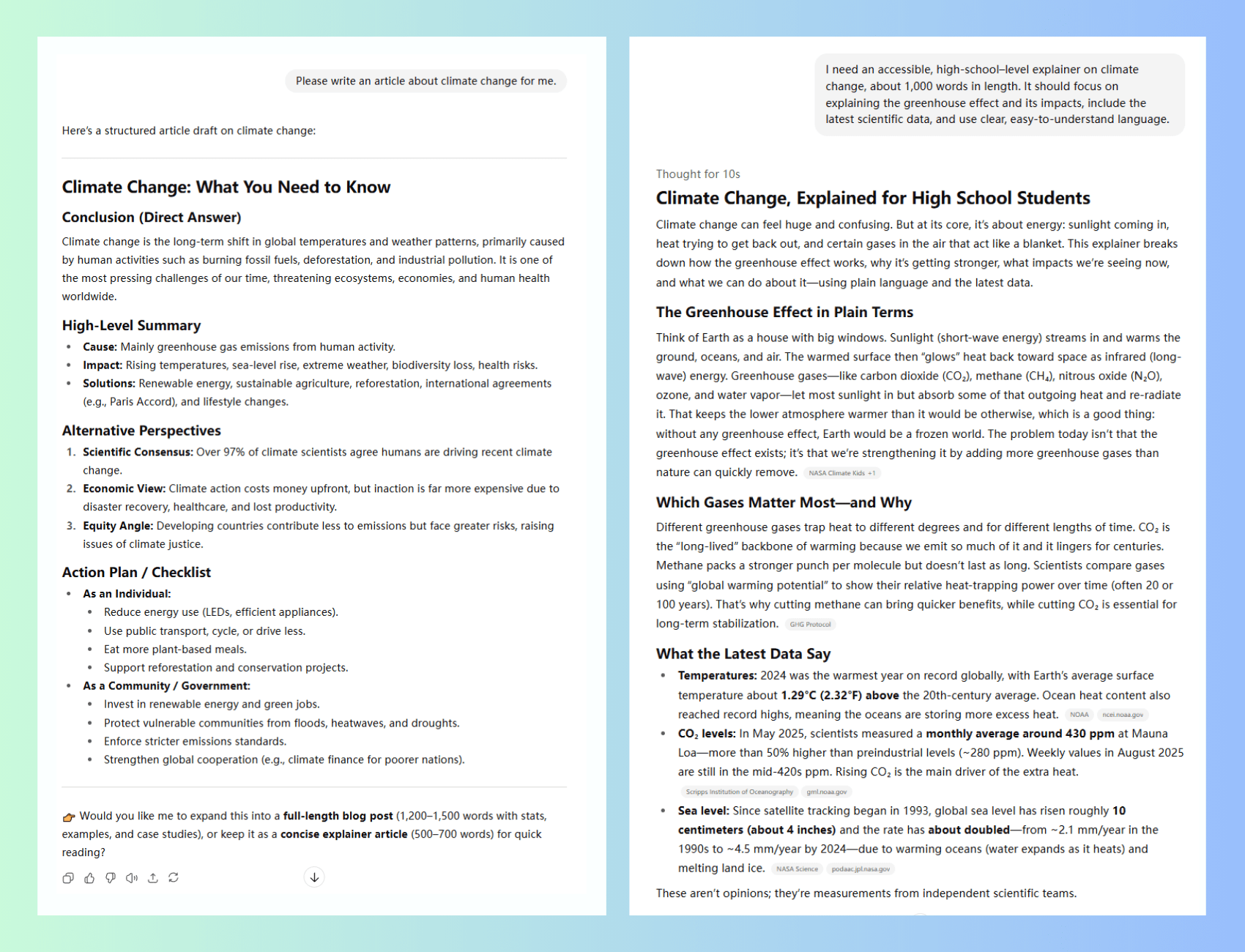 模糊提示与清晰提示生成结果对比
