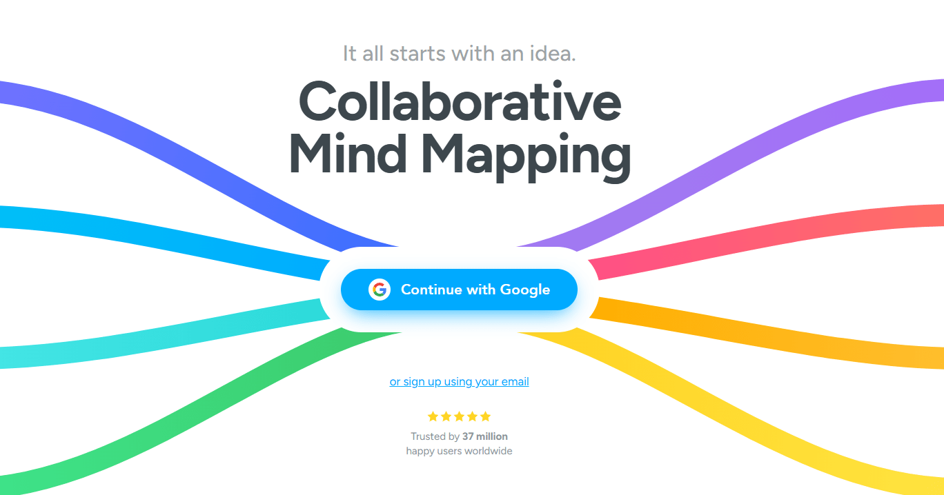MindMeister协作思维导图工具界面展示