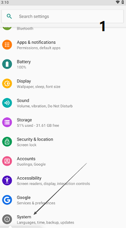 Android系统设置菜单